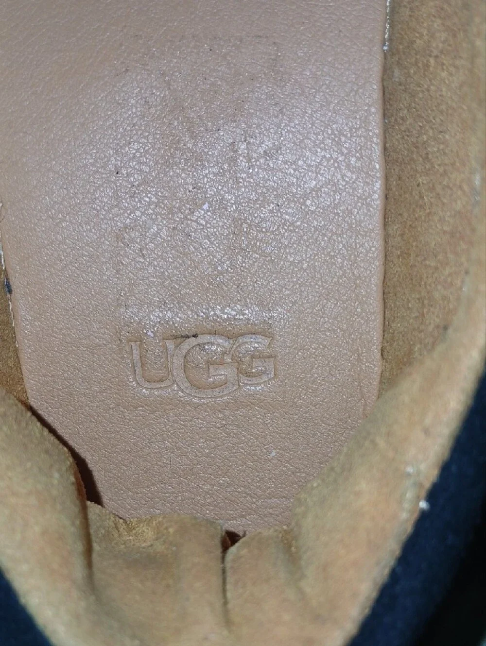 Womens UGG Cahlvan Tiger Print Calf Hair Slipon White Platform Sole Shoes Sz: 8